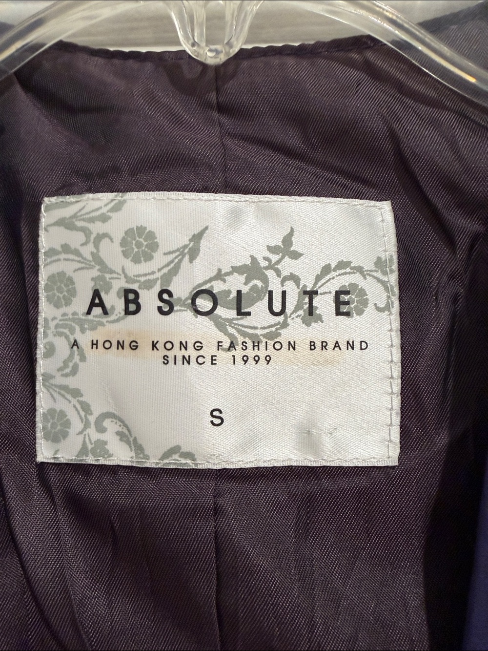 Absolute Leather Sleeveless Vest in Deep Purple, size small, Whimsigoth Festival - Picture 2 of 6
